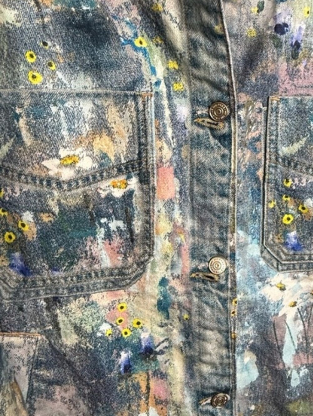 Free People Illusions Denim Jacket We The Free Madison City Tennessee - Picture 4 of 8